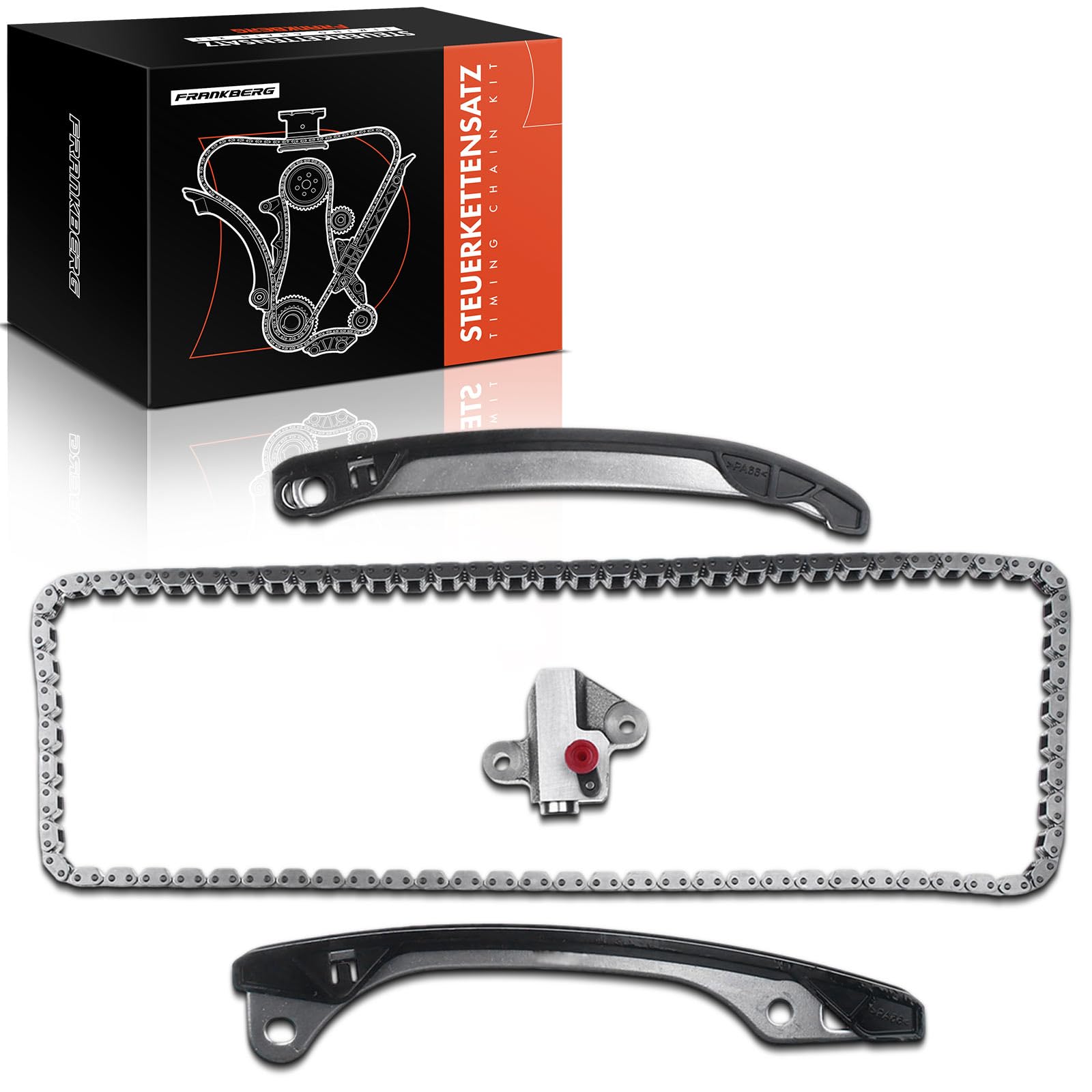 Frankberg 4x Catene di distribuzione Benzina Compatibile con S.a.n.d.e.r.o II 0.9L C.a.p.t.u.r I H5 J5 0.9L Qashqai II SUV J11 J11 1.2L Fortwo Coupé 453 1.0L C.a.p.t.u.r I H5 J5 1.2L For XL- 1