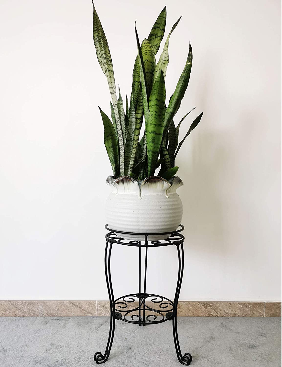 MetalTouch Metal Touch Freestanding Elegant Hanging Shelves Plant Stand Vase Type Flower Pot Stand For Balcony Living Room Outdoor Indoor Plants Plant Holder Home Decor Item-52 Cm (B0B5PL5YCH) Amazon Price History, Amazon Price Tracker