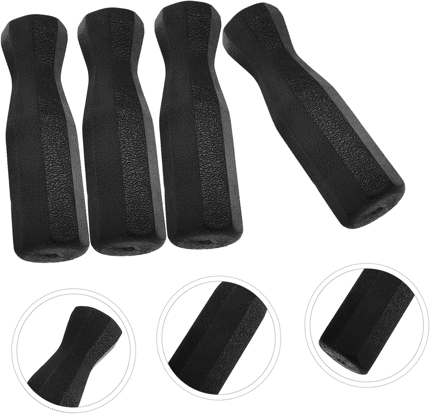 HANABASS 8pcs Foosball Table Handles Ergonomic Skid Design for Easy Replacement for Family Gatherings and Friendly Competitions Table Football Accessories