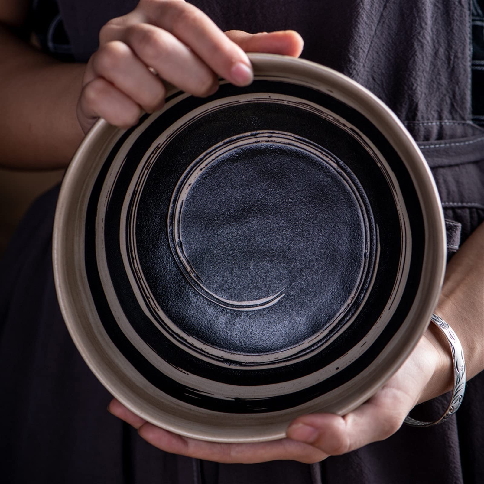 Mingmo Ryż, miski do zupy miska do serwowania makaronu miska kreatywna ceramiczna miska do zupy Ramen japońska miska Udon zastawa stołowa miski kuchenne (kolor: C)
