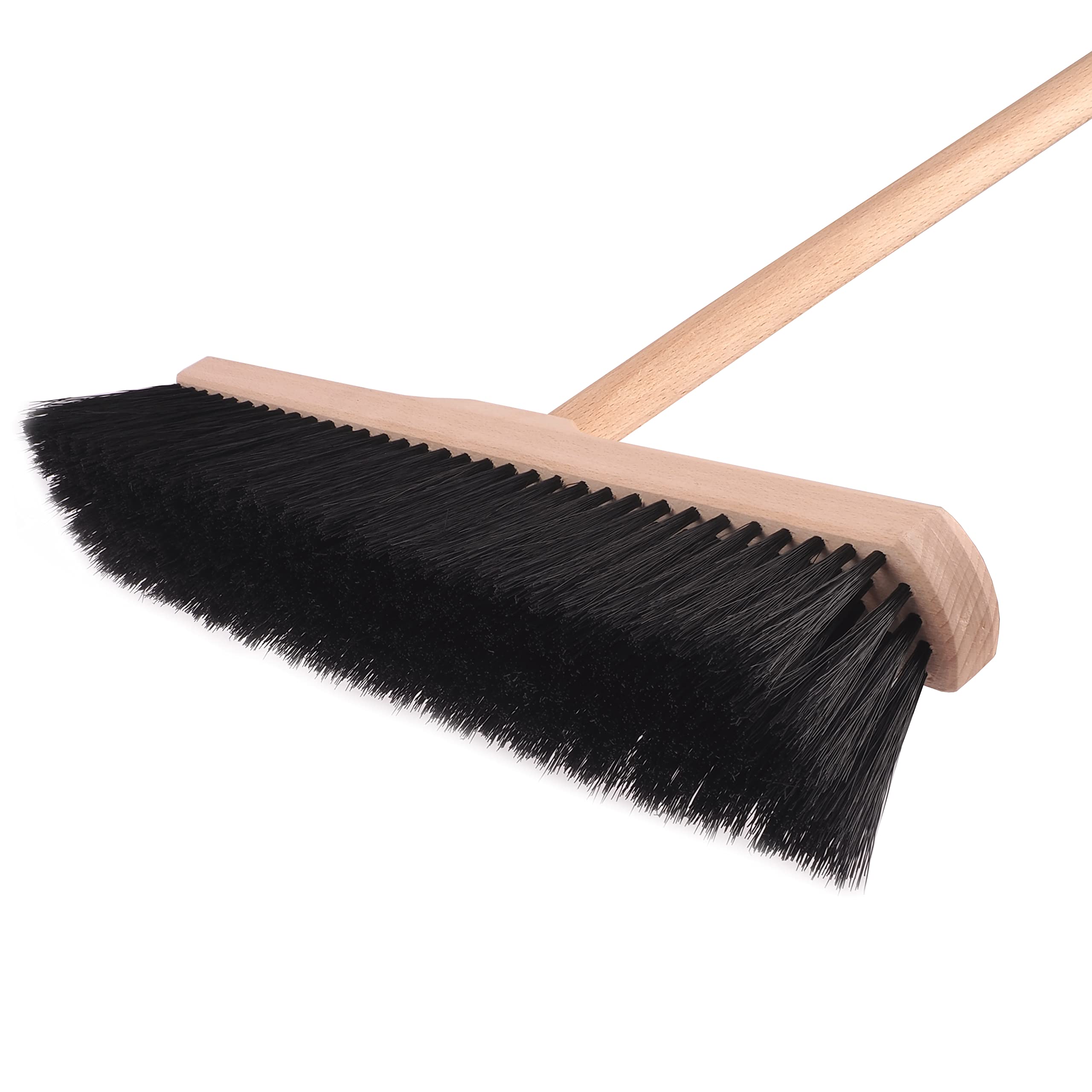 Balai Robuste de 600 mm Avec Manche de 120 cm - Industriel et de Jardin - Pour Rues et Trottoirs