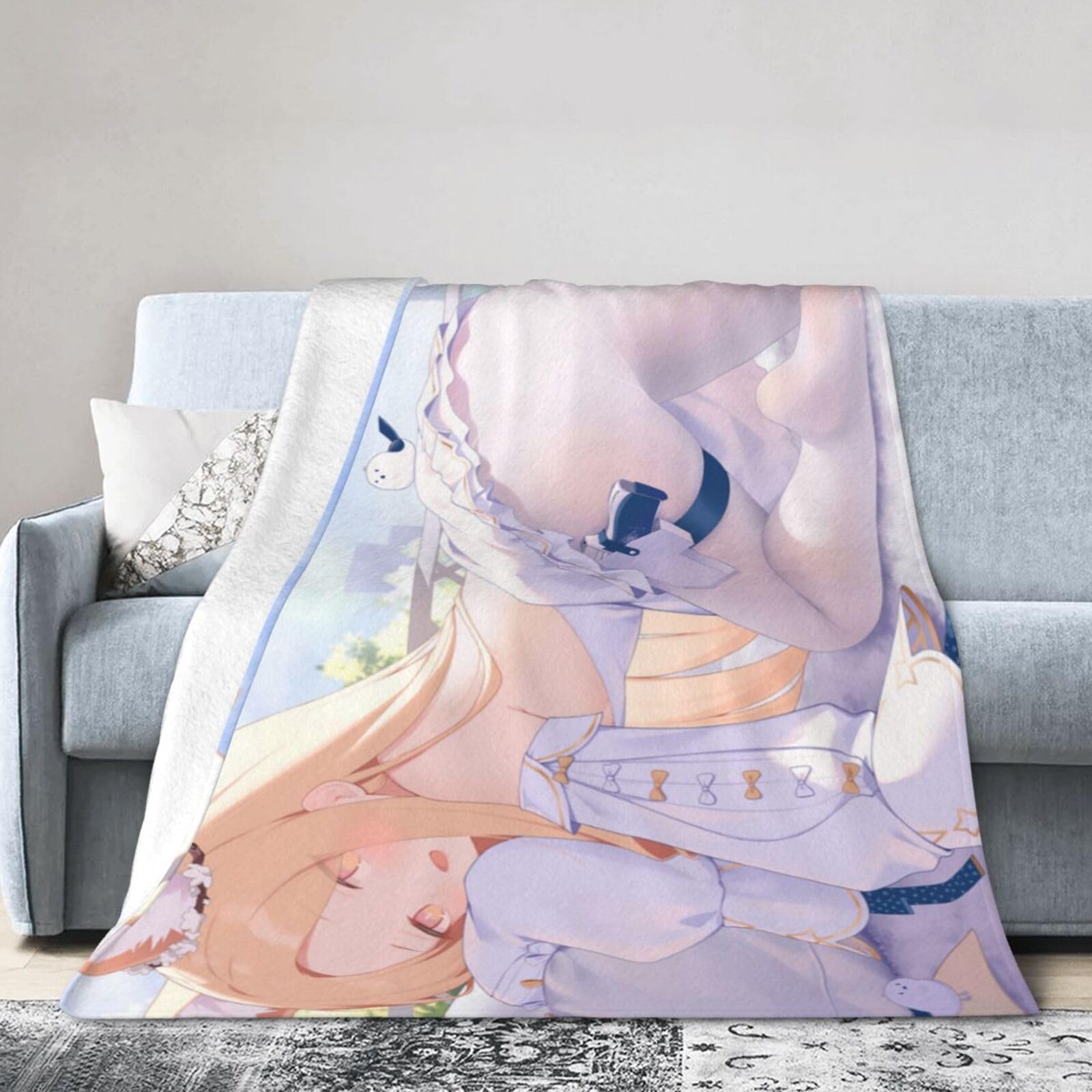 Amazon｜毛布 ブルーアーカイブ 百合園セイア 大判 ブランケット