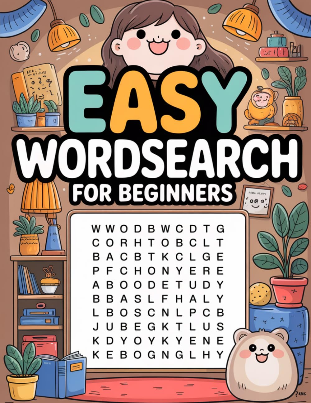 Easy Wordsearch for Beginners: Skill-Building Lexicon Puzzle Workbook for Adults with Everyday Home Life and Quiet Habit