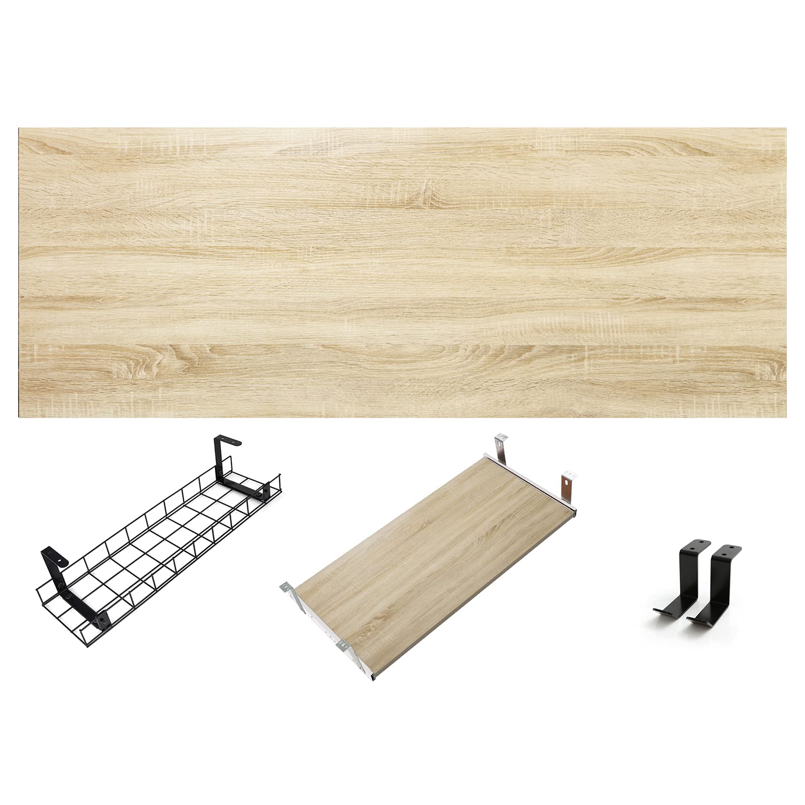 Buy TOPSKY OnePiece Table Top/Keyboard Tray/Cable Management Tray/Hook