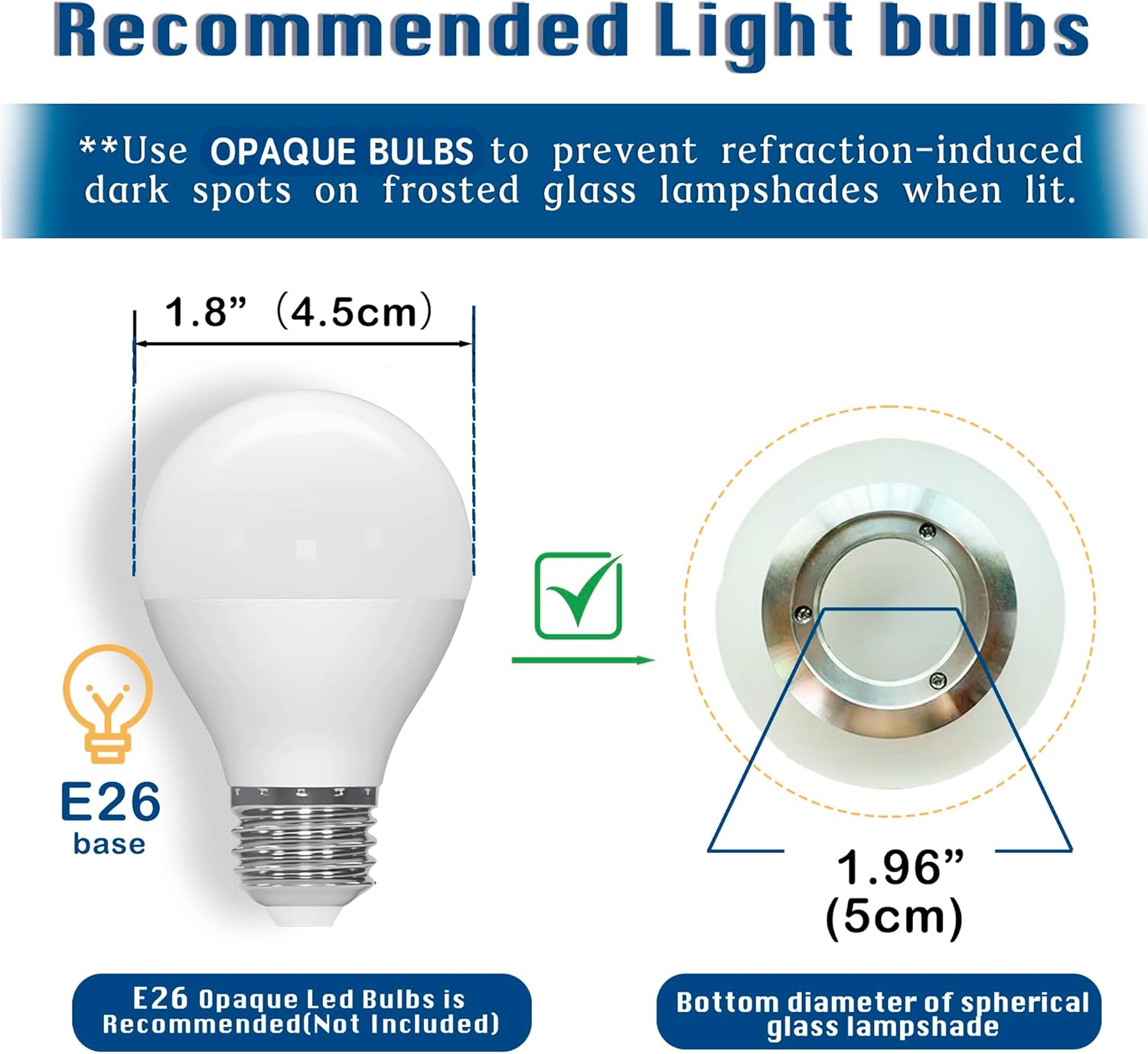 Mid Century Modern Pendant Light for Kitchen Island, 7.1 Inch Opal Glass Globe Hanging Light with Chrome Finish, Adjustable Height, E26 Base, Dining Room Ceiling Lighting