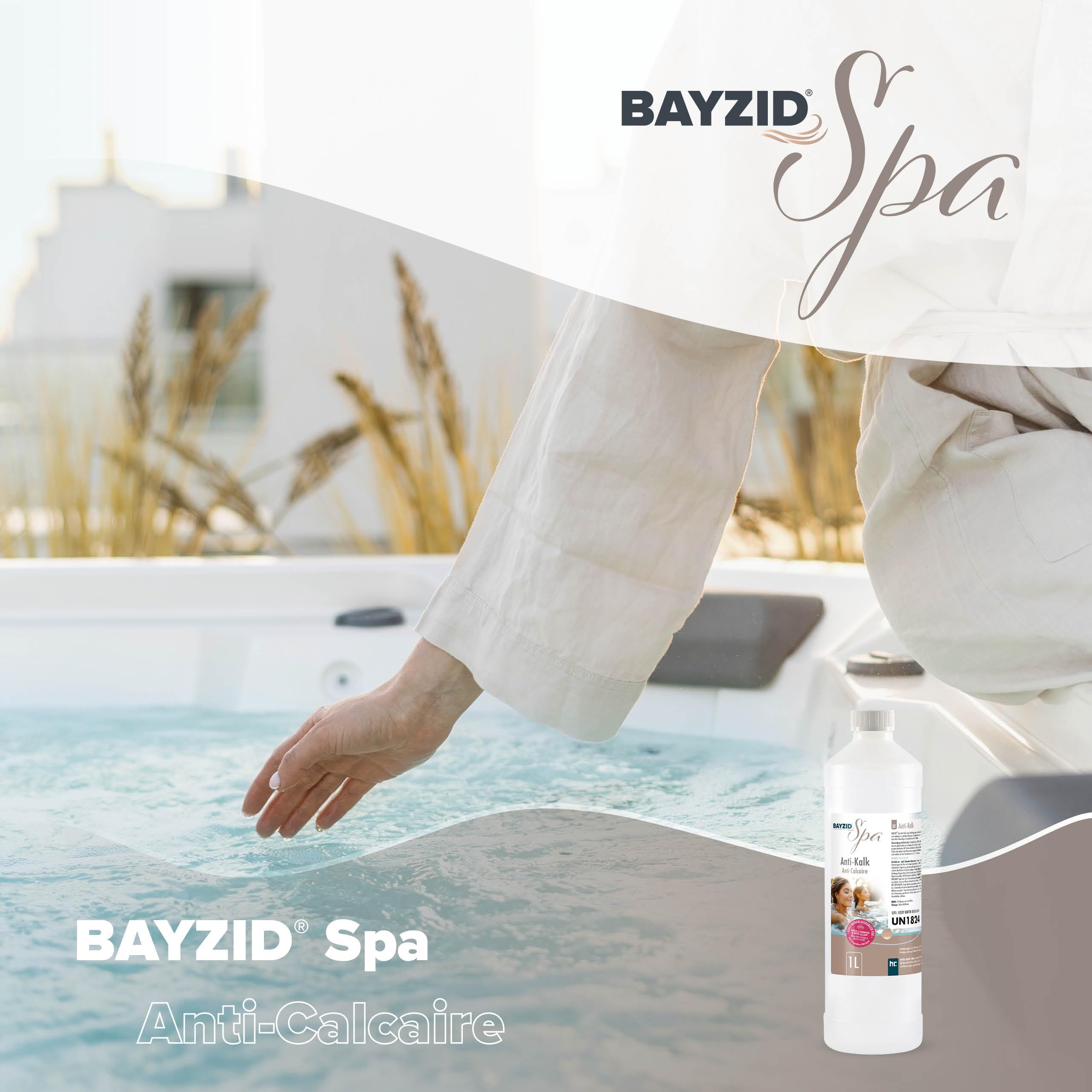 Bayzid SPA Anti-Calcaire 6 x 1 L - Anti-Calcaire Piscine - Qualité Premium