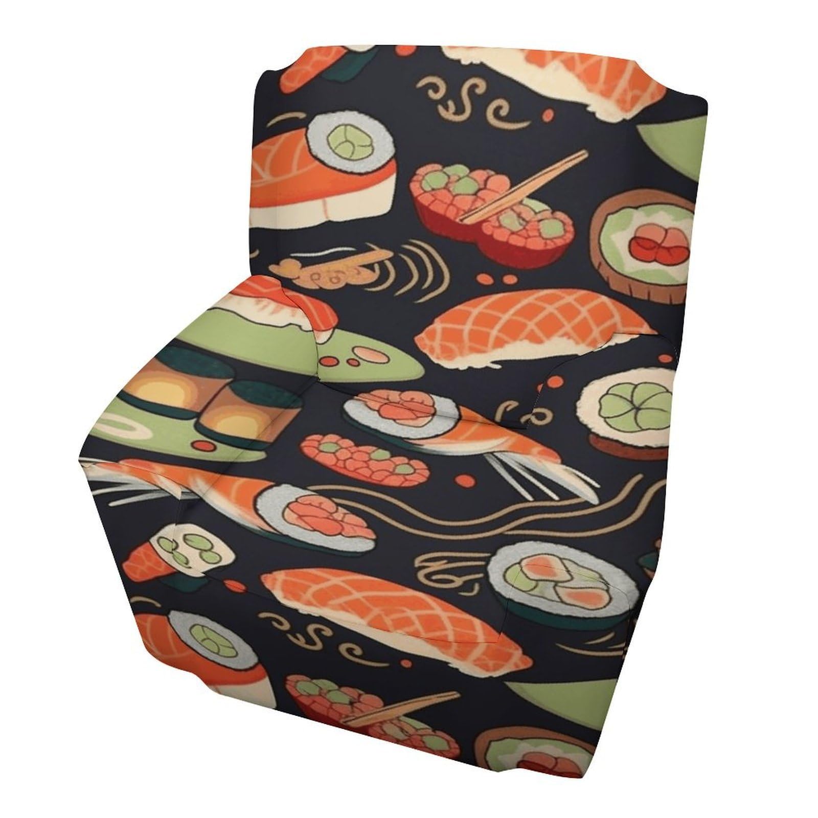 Fekiloot Style Japanese Sushi Shrimp Couch Cover Sofa Cover Sofa Slipcover