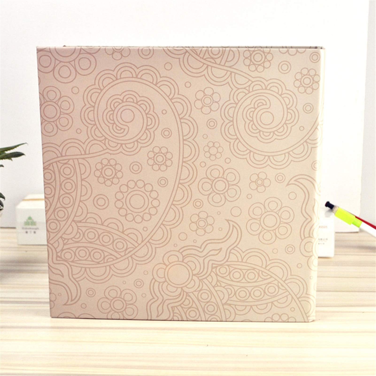 Album do scrapbookingu DIY retro księga gości weselnych może wypełnić książkę z pamiątkami z podróży prezent na Boże Narodzenie walentynki 30 czarnych stron (kolor: 1)