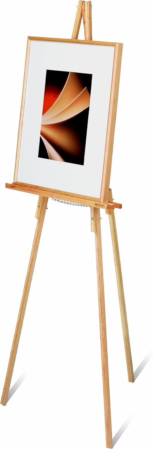 Quartet Display Easel, Hardwood, 64" Tall, 24" Display