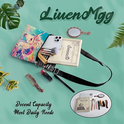 Unicorn Pattern Crossbody Bag for Women