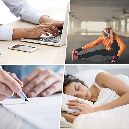 Miniatura 7 de HENOTIC Guantes de Compresión para Mujeres y Hombres, Guantes de Artritis Sin Dedos, Transpirables, Absorben la Humedad para Dolores Articulares