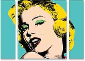 Amazon.com: Mark Ashkenazi 'Andy Warhol' Multi Panel Art Set