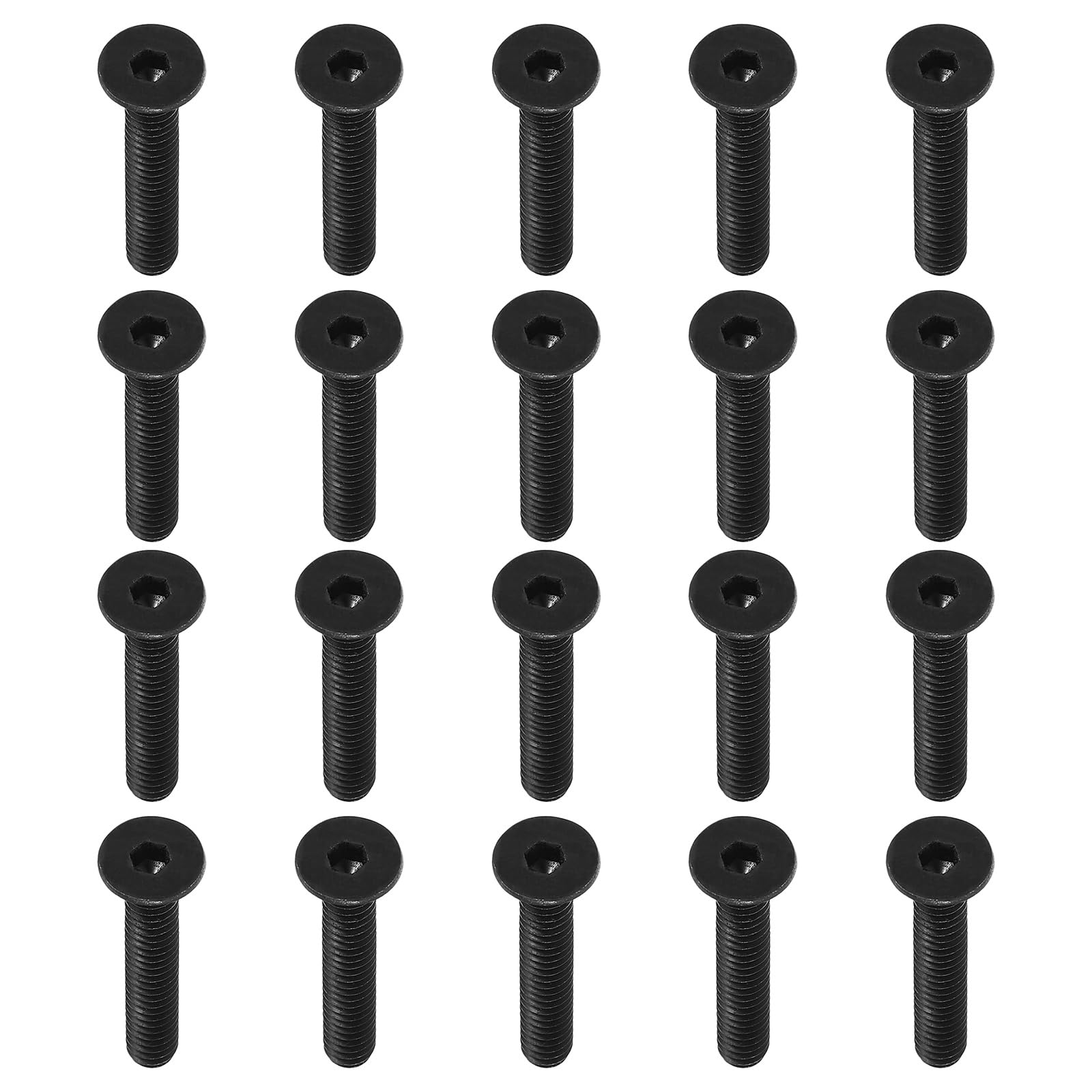 PATIKIL 1/4-20 x 1-1/2" Flat Head Socket Cap Screws