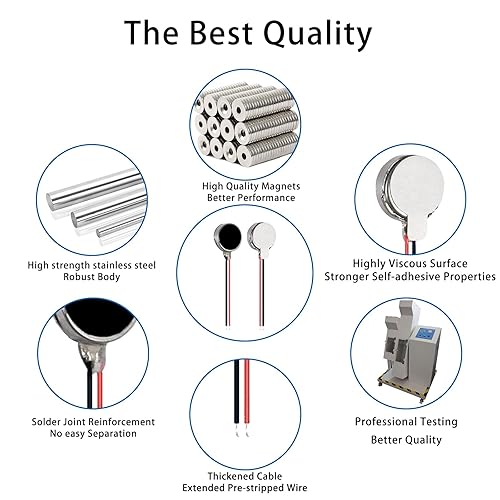 Miniatura 8 de Motor de vibración DC3V 12000rpm Mini motor de vibración para teléfono celular, reparación de dispositivos electrónicos, computadoras de una sola