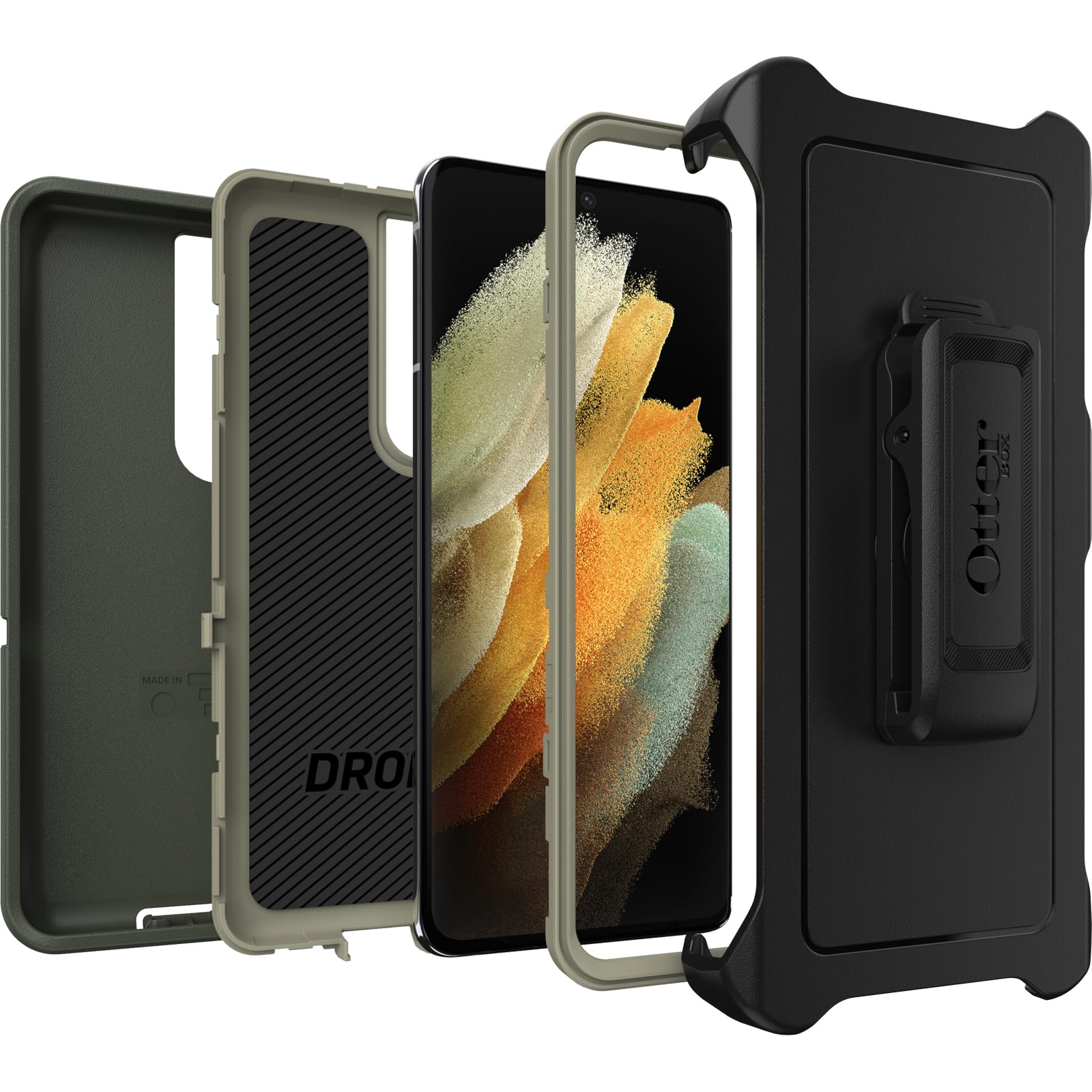 Amazon.com: OtterBox Galaxy S21 Ultra 5G (Only) - Defender Series