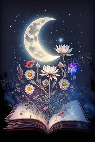 Miniatura 10 de ZKOPAVS Kits de pintura de diamantes para adultos, kits de números de diamantes con taladro completo, bordado ideal para el hogar, oficina,