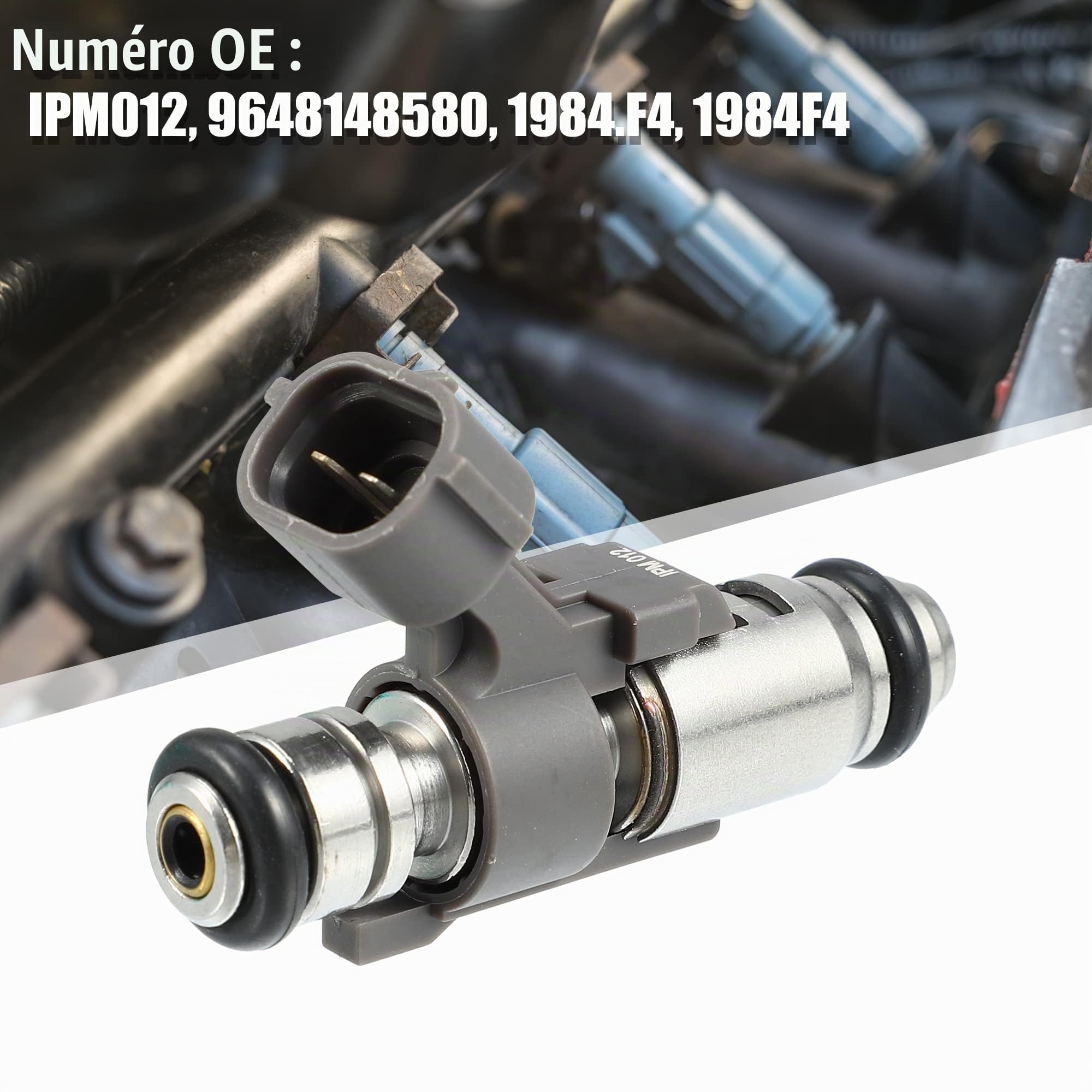 A ABSOPRO Lot De 4 Injecteurs De Carburant Pour Citroen C4 1.4 16V 04-11