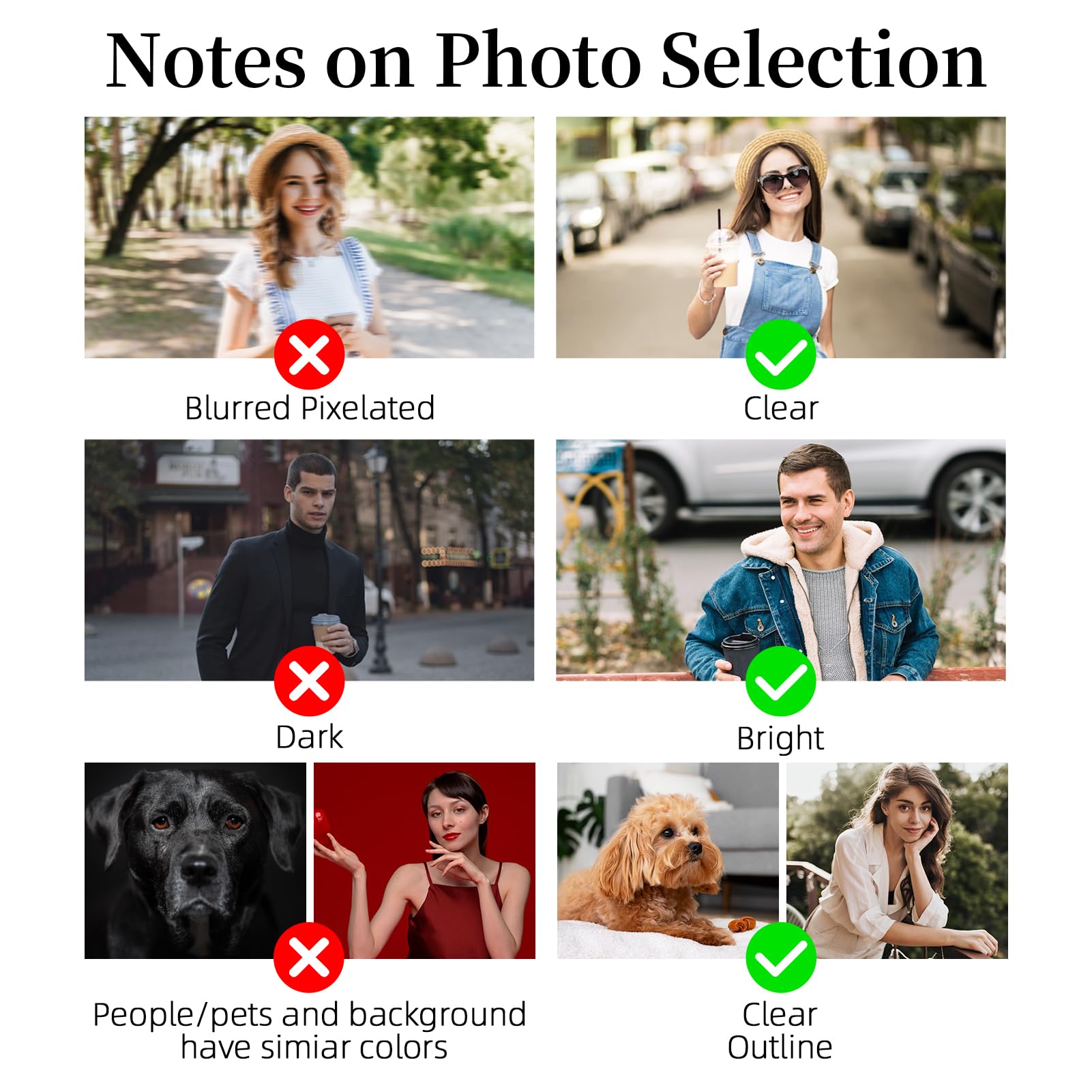 Dekopix Aimants Frigo Personnalisés Avec Votre Photo. Magnet Personnalisés Avec Votre Photo Pour Réfrigérateur, Carte, Tableau Cadeau Original Personnalisé Avec Photo (5x7,5 Cm, 4 Aimants