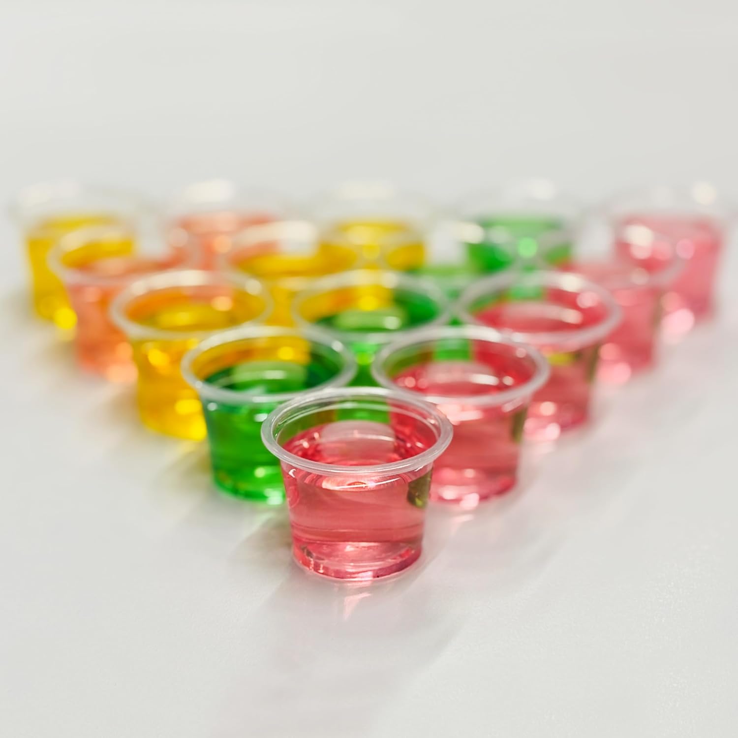 1000 Count-1oz Plastic Shot Glasses Mini Disposable Cups Perfect Container for Jello Shots, Condiments, Tasting, Sauce, Dipping, Samples