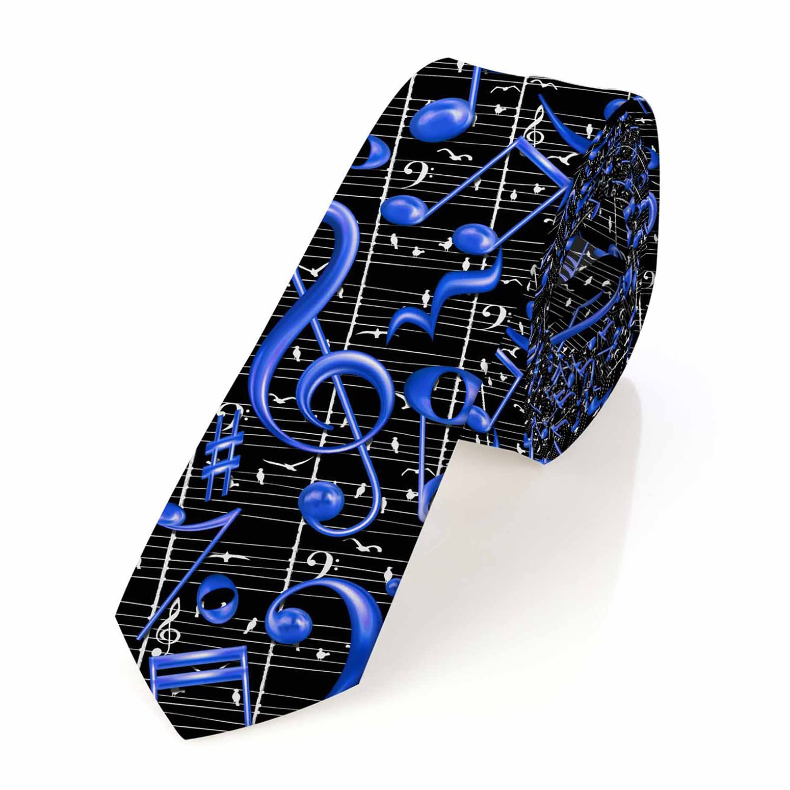 White Floral Mens Tie Botanical Romantic Printed Floral Men's Necktie Ties for Mens Daily Wedding Party Business