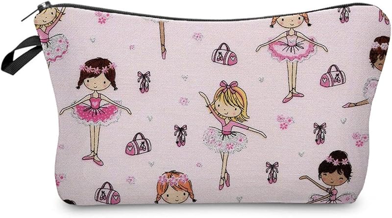 Necessaire de Maquiagem Livel lhood com Estampa de Balé Ballet 01, Pacote com 1