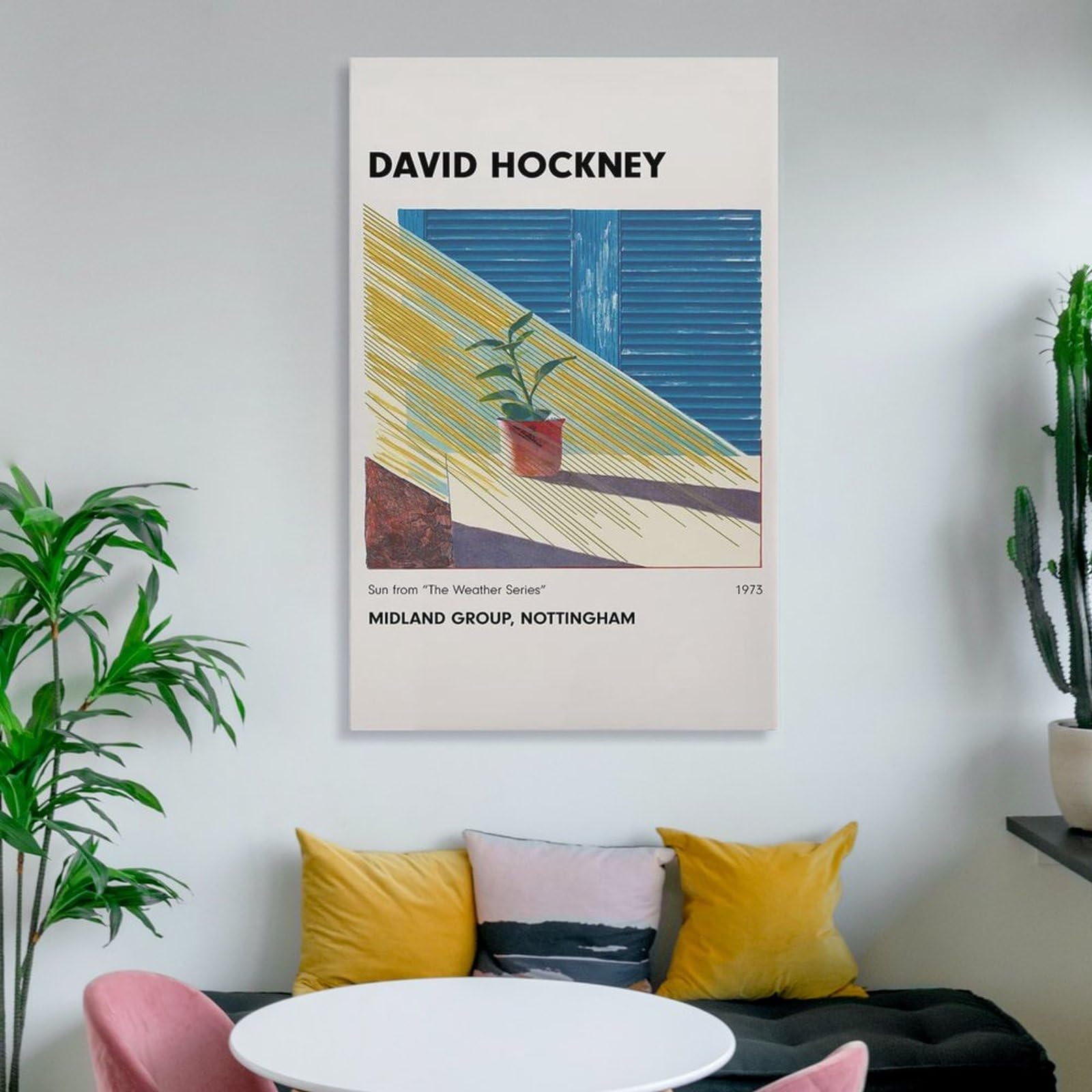 Amazon.co.jp: David Hockneyキャンバスポスターデイヴィッド