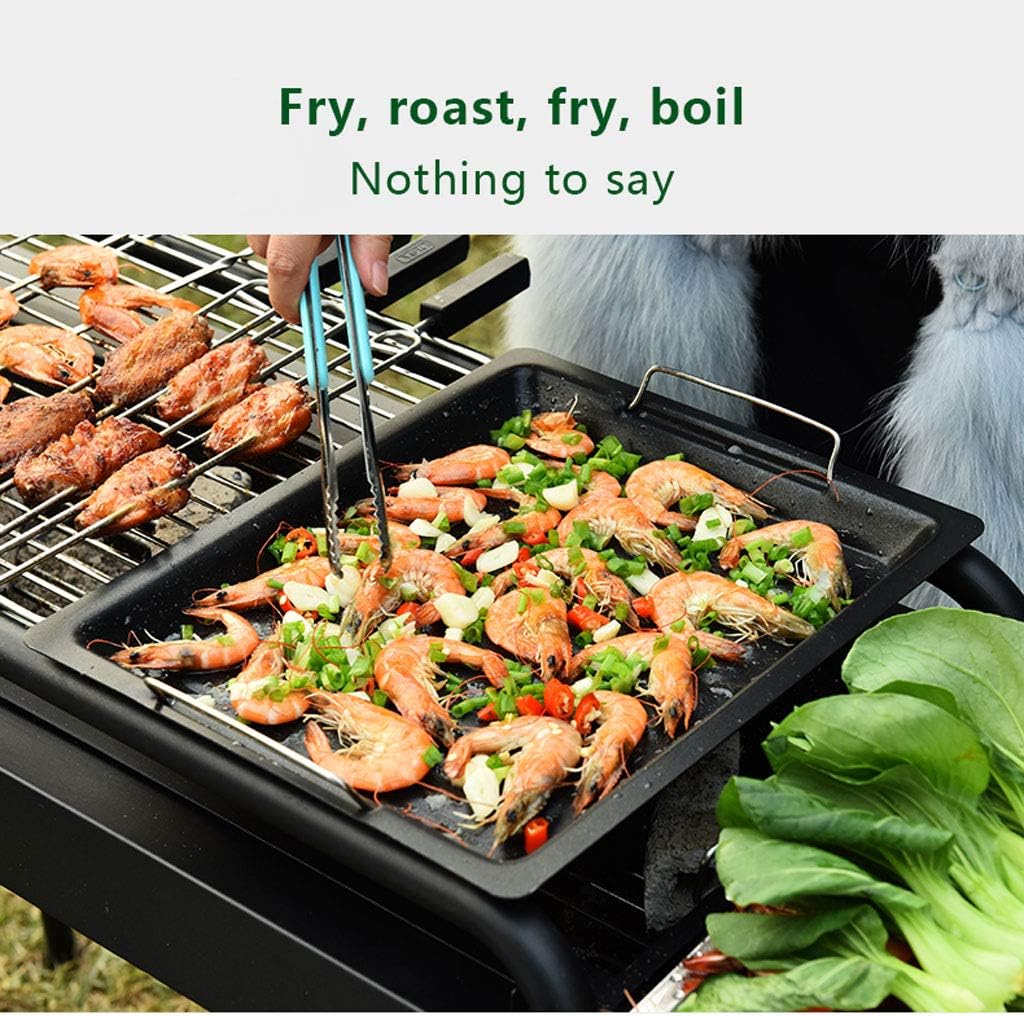 Stainless Steel Portable Charcoal Grill Folding BBQ Camping Grill Large Travel Grill for Camping Picnic Outdoor