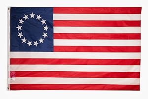 Betsy Ross Polyester Flag 3x5FT American Revolution Patriotic 13 Star Flag