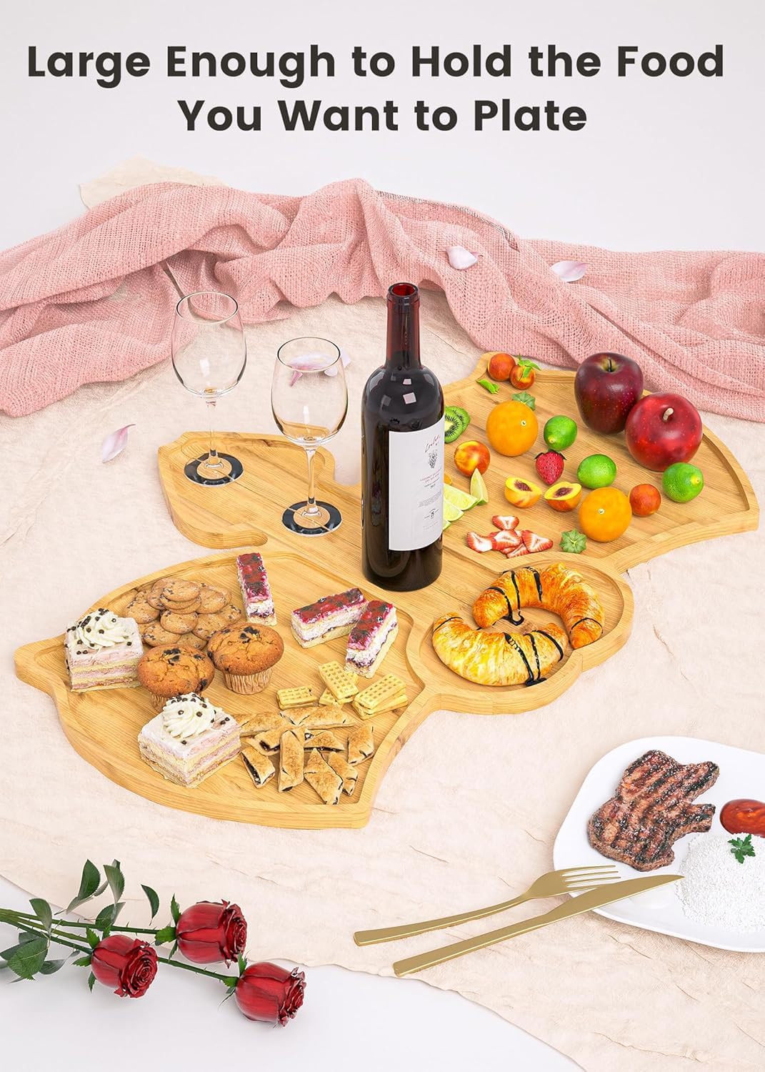 Schegno di Formaggio di salumi Extra grandiosi, tavola di salumi Divertenti per la conservazione degli spuntini di Formaggio, Regali di Nozze per Coppia, Regalo