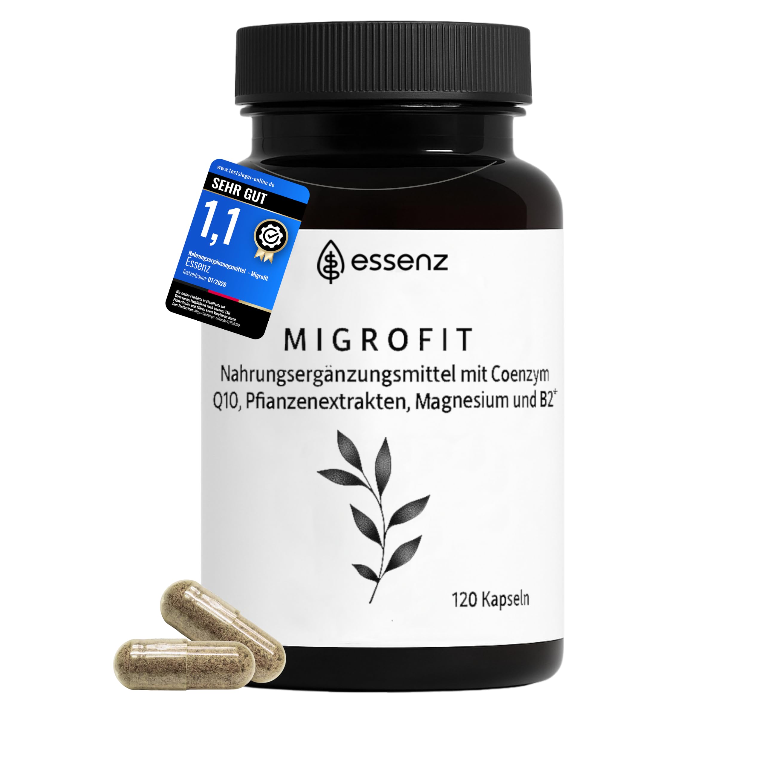 ESSENZ MigroFit – Magnesium, Vitamin B2 & Q10