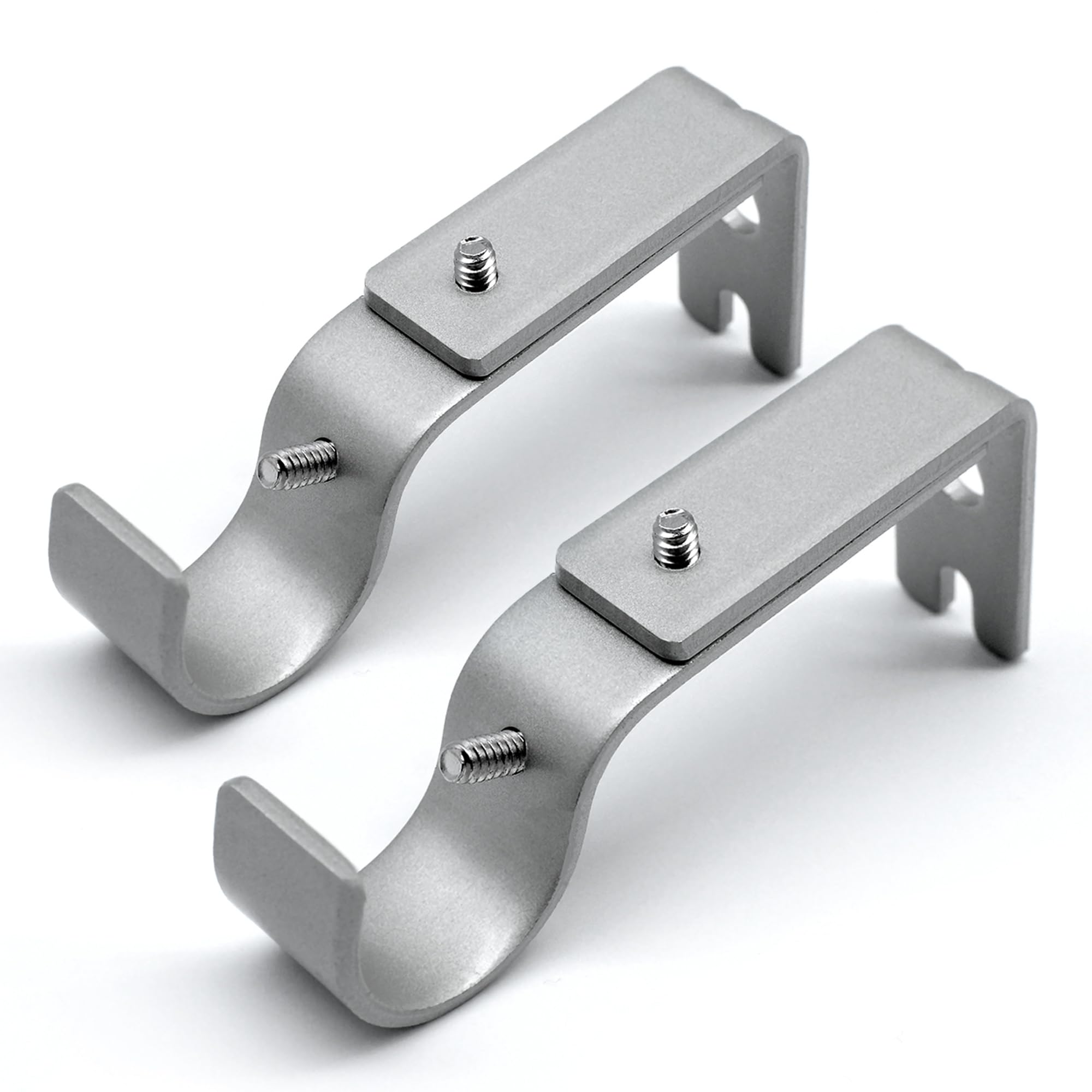 Curtain Rod Brackets - 3 Pack, Golden Finish -9