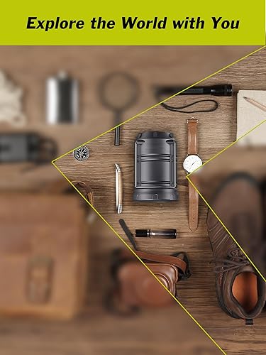 Miniatura 8 de Lichamp Linterna LED para campamento, paquete de 4 linternas a pilas para cortes de energía, kit de emergencia en interiores y exteriores,