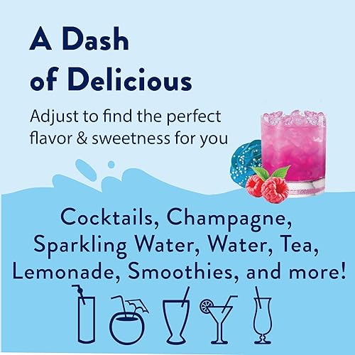 Miniatura 6 de Jordan's Skinny Mixes - Jarabe sin azúcar, sabor unicornio, potenciador de agua con sabor a frutas, mezcla de bebida para té helado, limonada y más,