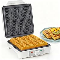 VINATO Waffle Maker, Macchina Waffle per 4 Waffel