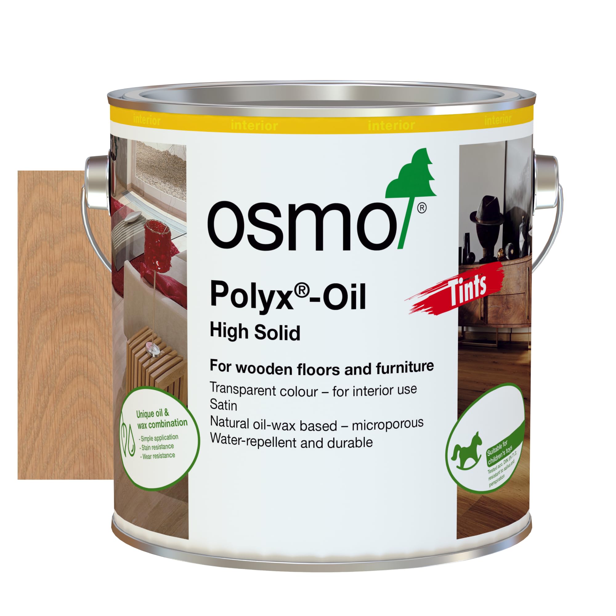Osmo Polyx-Oil Tints 3067 Light Grey2.5L from B&Q
