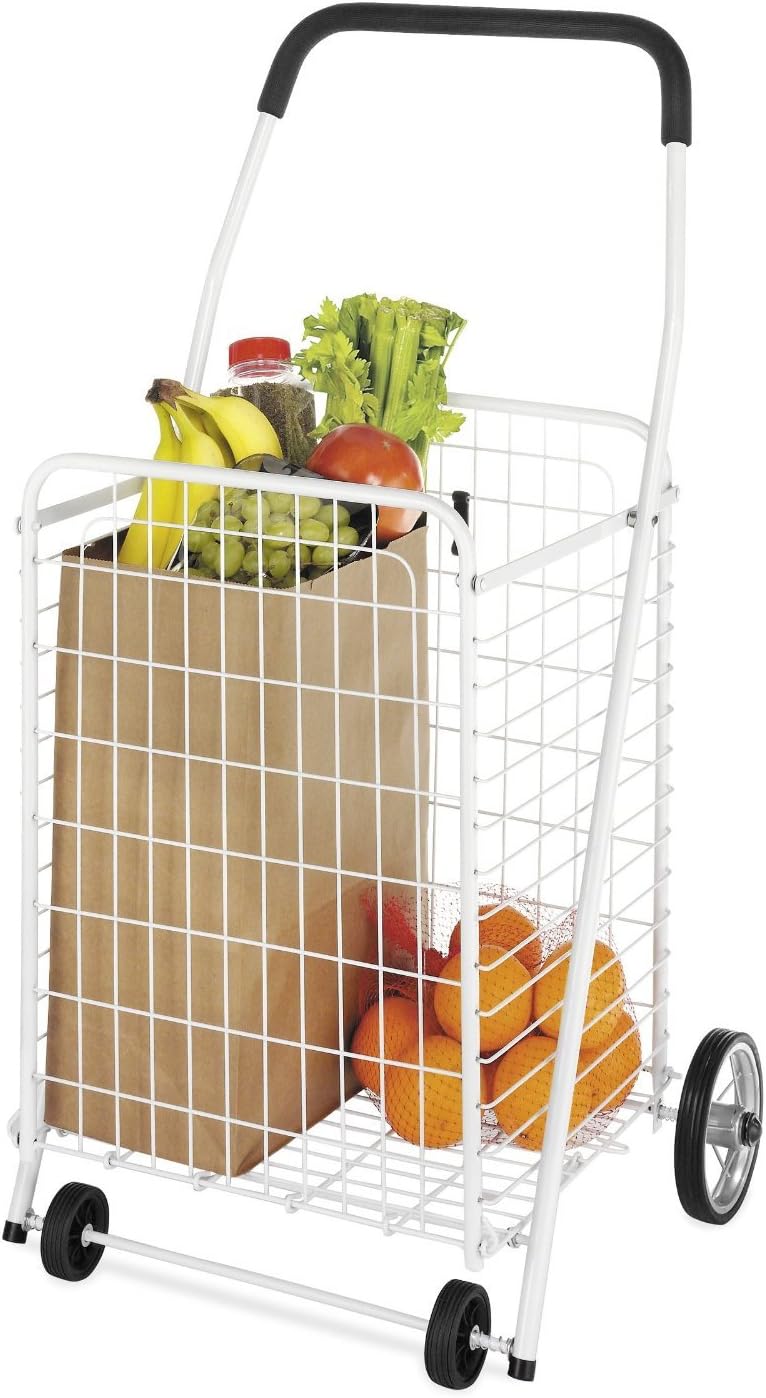 Whitmor Rolling Utility / Shopping Cart White