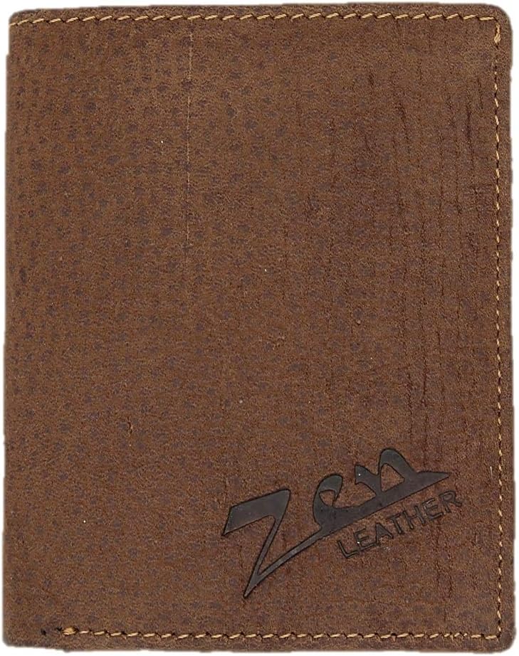 Zen Leather Tan Colour Sleek Unisex Top Grain Original Leather Wallet