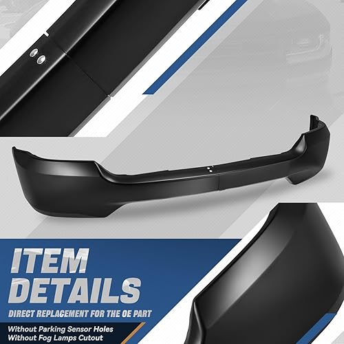 Miniatura 3 de Auto Dynasty Barra frontal para parachoques delantero compatible con Chevy Silverado 1500 2016, 2017, 2018, Silverado 1500 LD, estilo original sin