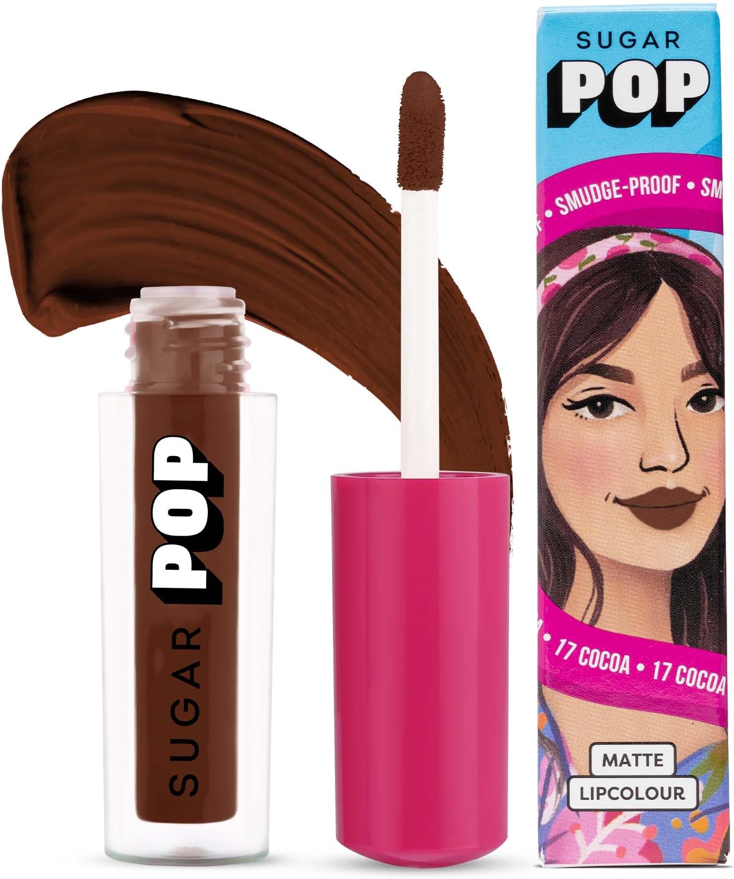 Matte Lipcolour | Vitamin E | Super-Pigmented | Smudge-proof | 1.6 ml - 17 Cocoa