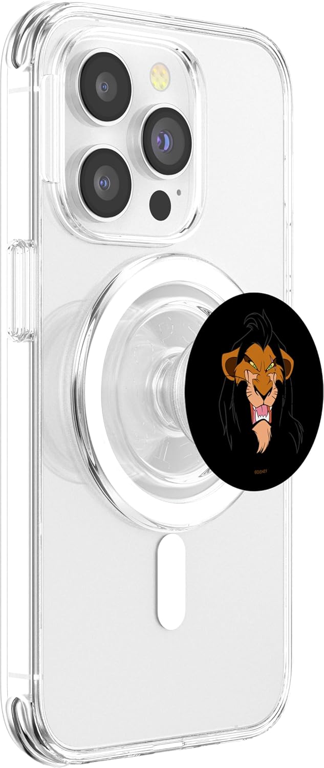 Disney Villains Scar Big Face PopSockets MagSafe PopGrip for iPhone