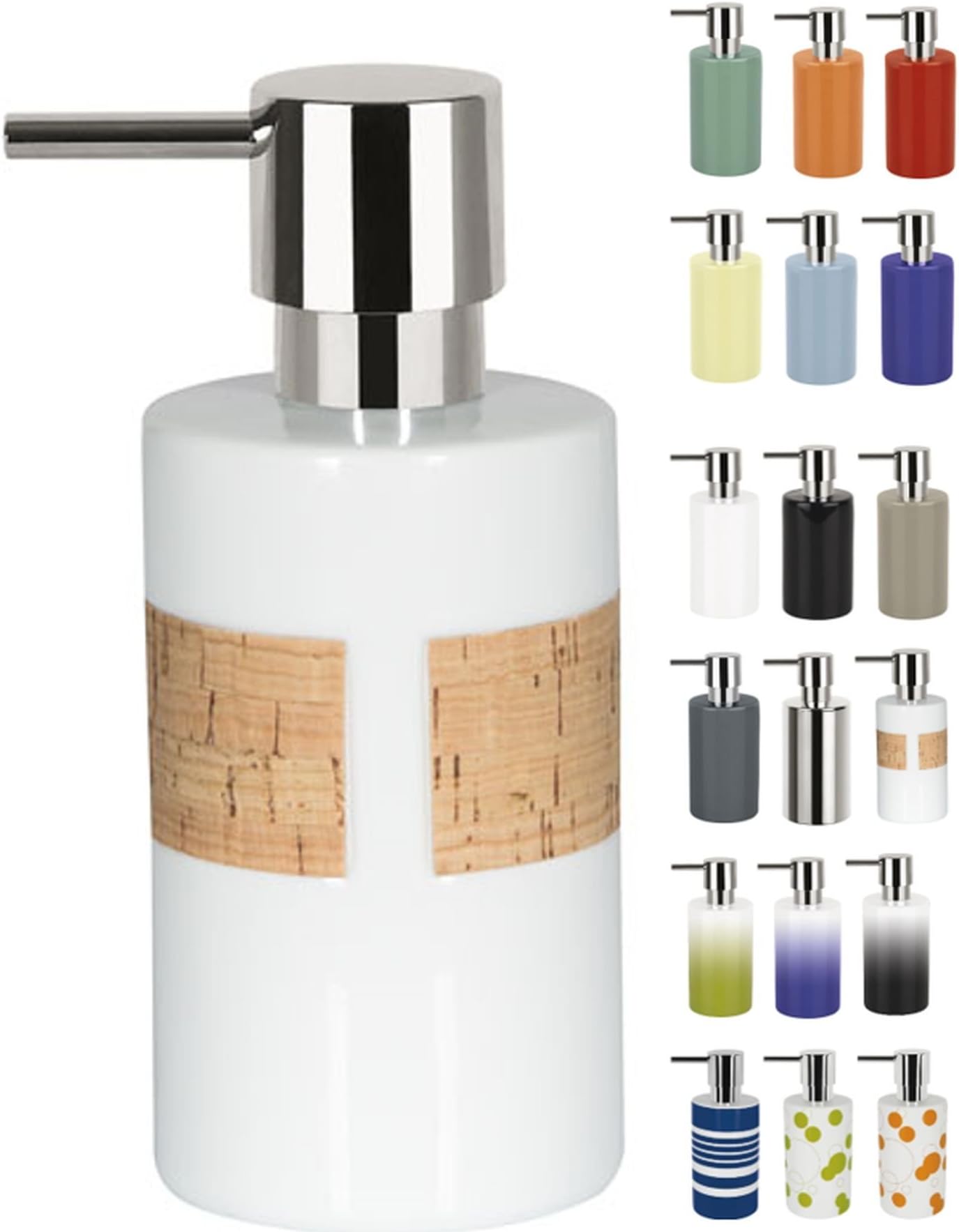 Spirella Seifenspender Quadro - Edles Porzellan Design Für Dein Bad