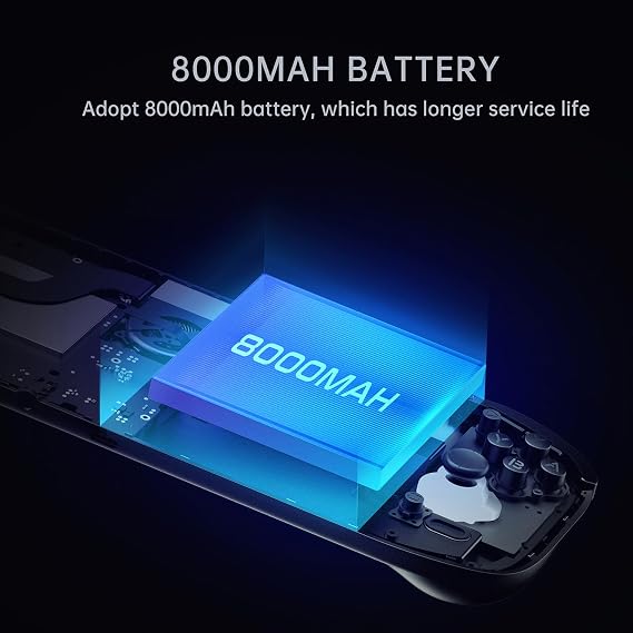 AYN Odin 2 Portal Pro Handheld Game Console: 7 Inch 120Hz OLED, Snapdragon 8 Gen 2, 12GB RAM, 512GB Storage, Android 13, 8000mAh, Retro & Modern Gaming