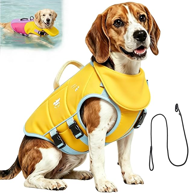 Chaleco Salvavidas para Perros con Soporte para la Barbilla