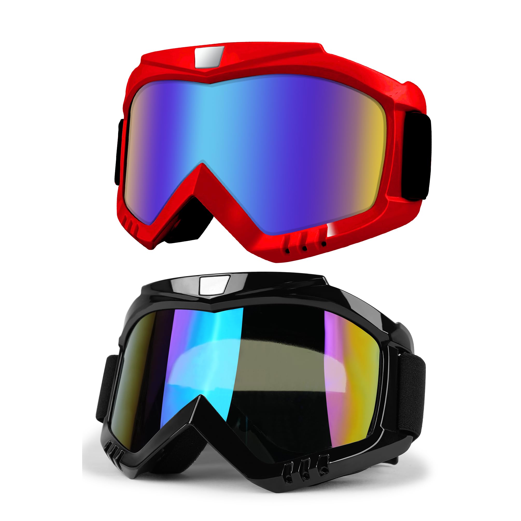 Gafas de motocross y cuatrimoto para hombres y mujeres (2 unidades)