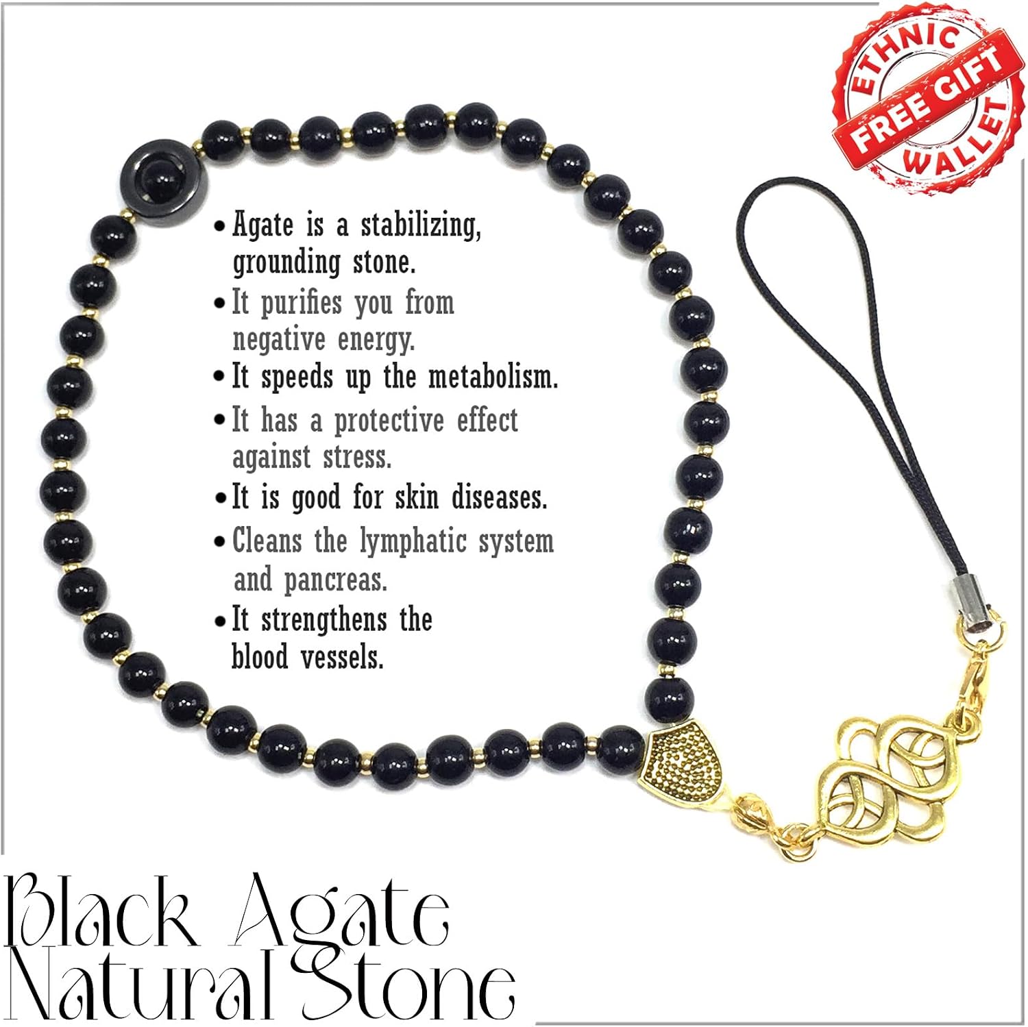ALBATROS ART Healing Phone Strap Gemstone Phone Chain Handmade Phone Charm Beaded Phone Strap Phone Lanyard Phone Wrist Strap