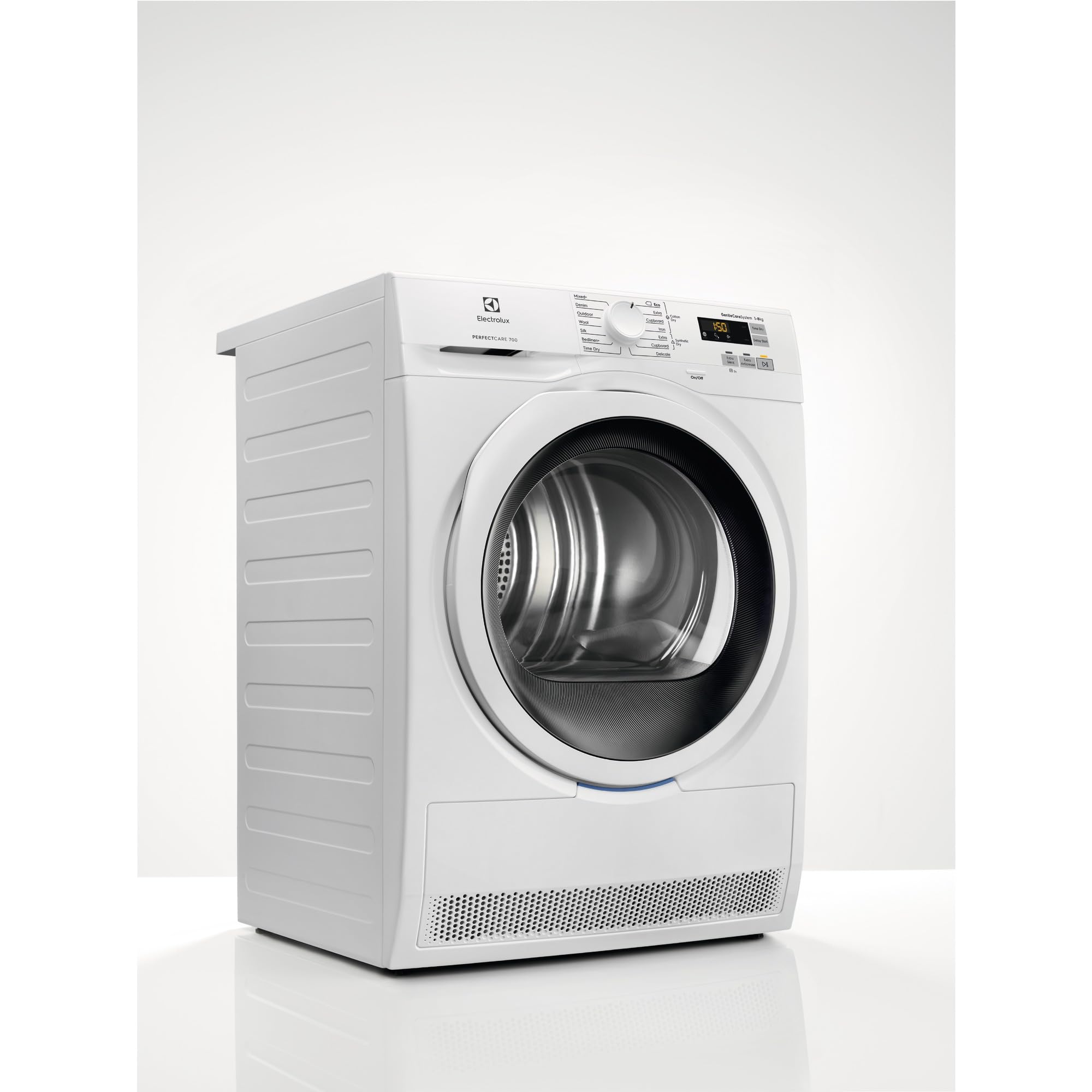 Electrolux Secadora de Carga Frontal EW7H5825IB, 8 Kg, Tecnología SensiCare, Sistema GentleCare, Libre Instalación, Sistema EcoFlow, Inicio Diferido, Panel LCD, Blanco