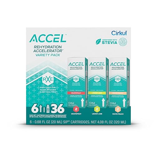 Vista 7 de Cirkul Accel Electrolytes Paquete variado de sabores de agua, hace 36 bebidas, sin azúcar, mezcla de bebida de cero calorías