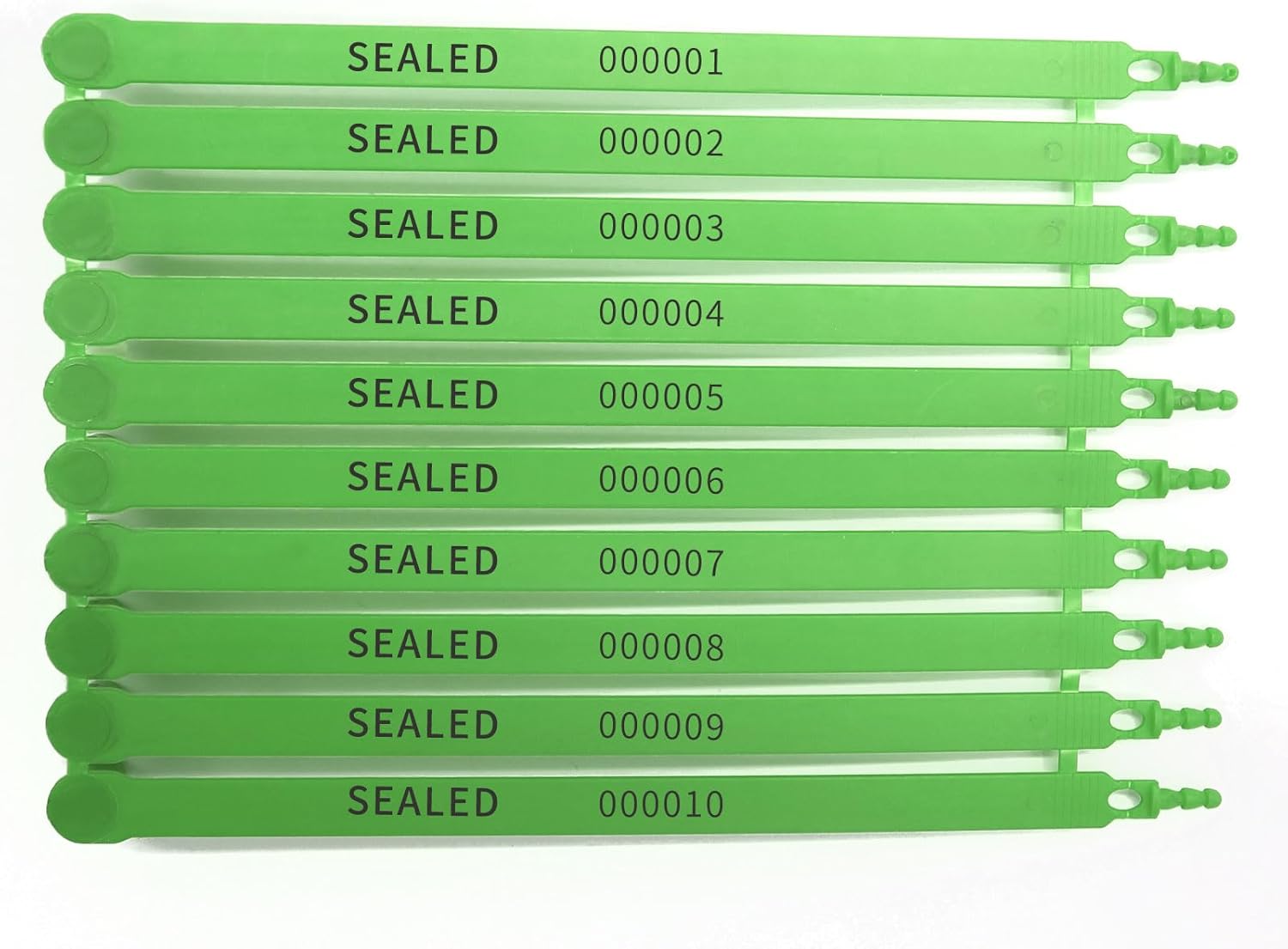 JCSY Seals 100PC, Tamper Seal Security Tags Plastic Zip Tie
