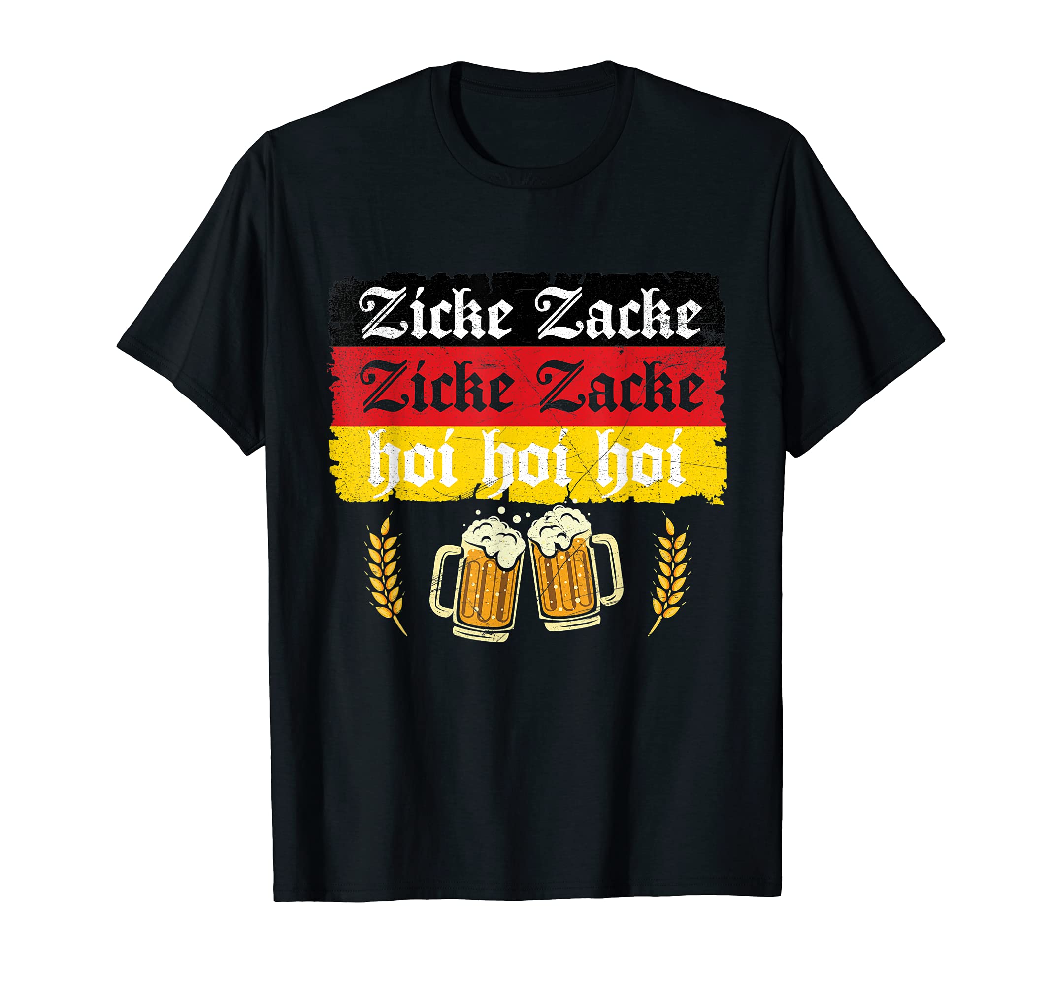 Zicke Zacke Hoi Hoi American Oktoberfest Clothing Men Women T-Shirt