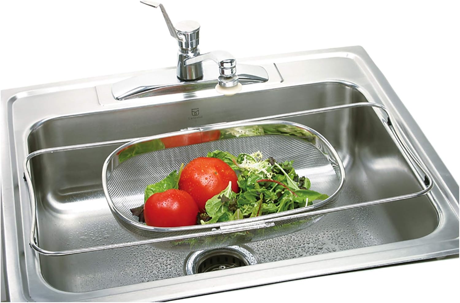 Norpro Stainless Steel Over-Sink Strainer